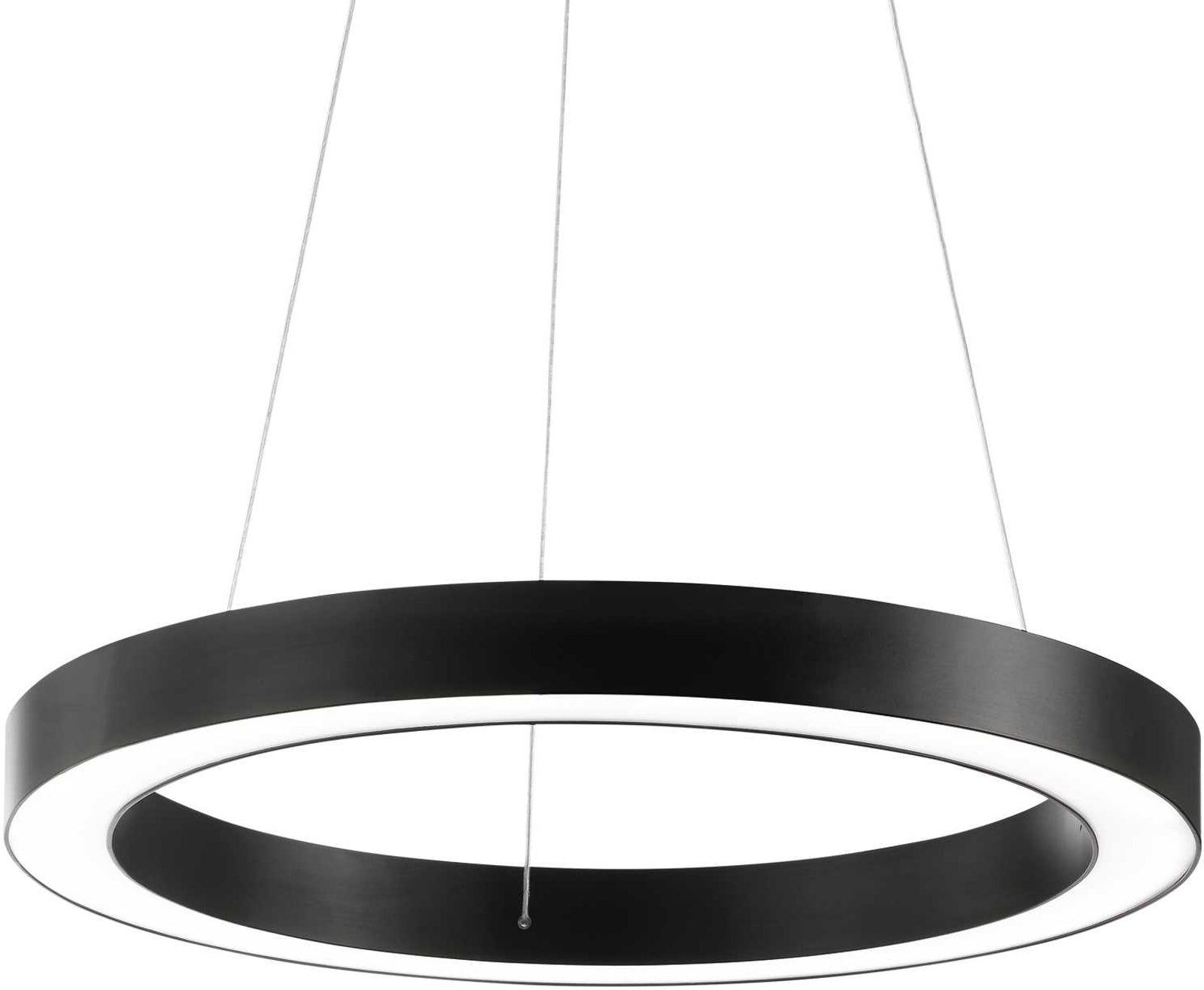Pendel Lampe Ideal Lux Oracle Sort ø70 Cm Integreret Led Højdejusterbar