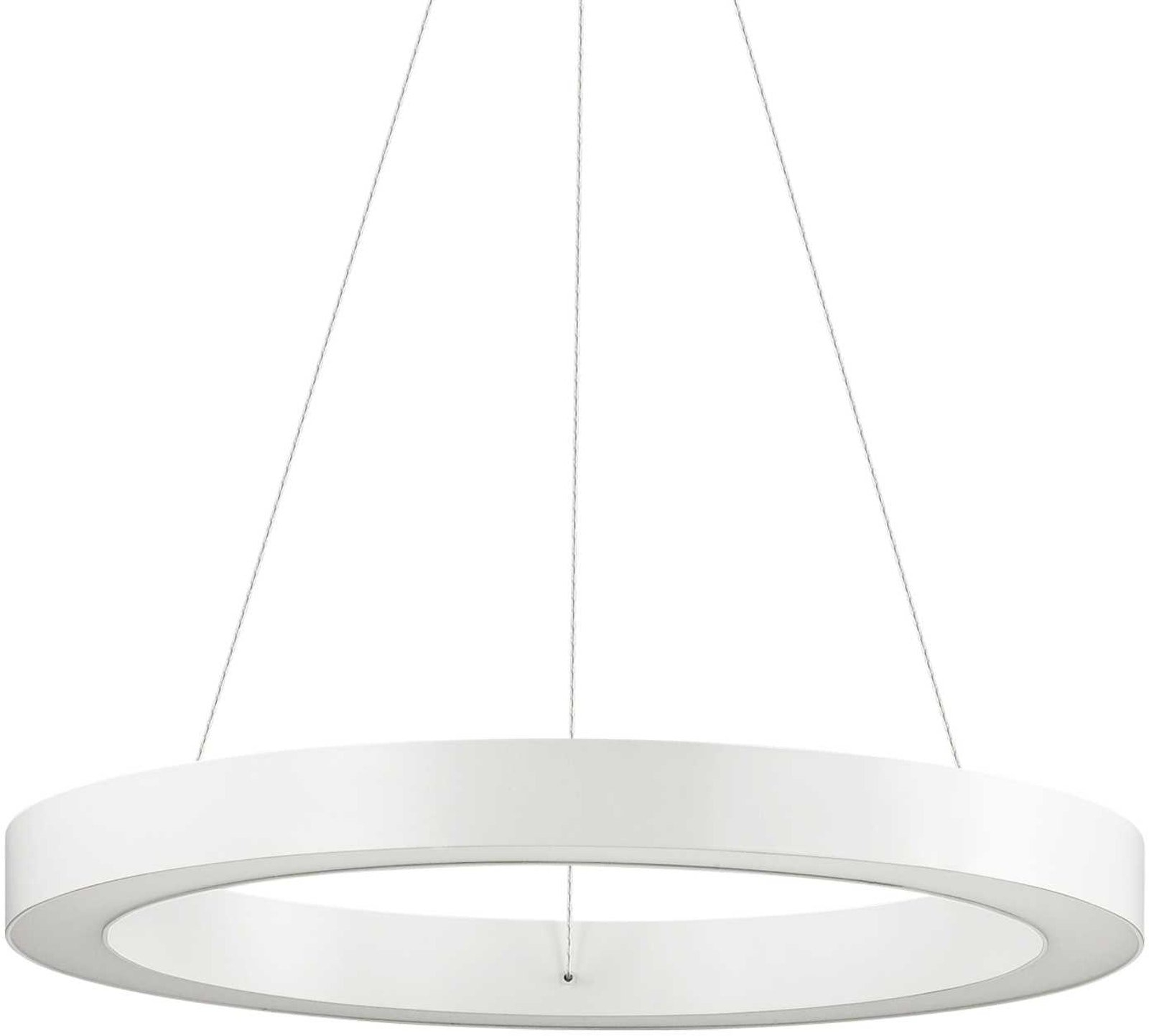 Pendel Lampe Ideal Lux Oracle 31w Led 2850 Lm Hvid ø50 Cm Justerbar