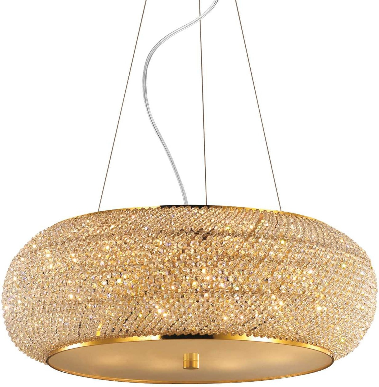 Elegant Pendel Lampe i Guldbelagt Design Ø55 cm
