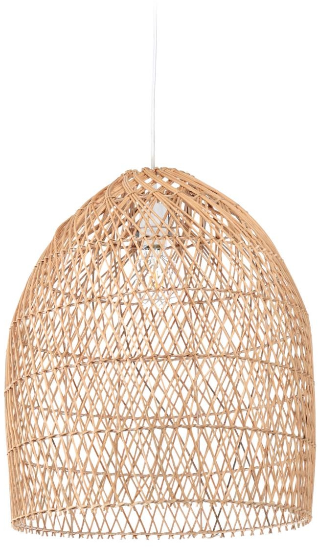 Pendel Lampe Kave Home Domitila Naturfarvet Rattan ø44ã H50 Cm