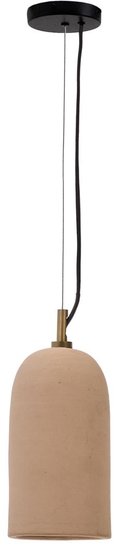 Pendel Lampe Kave Home Madsen 100 Terrakotta Loftlampe Rustik Kolonial ø12 H27 Cm