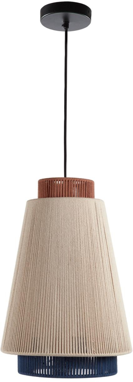 Pendel lampe Kave Home Yuvia - Flerfarvet juteskærm