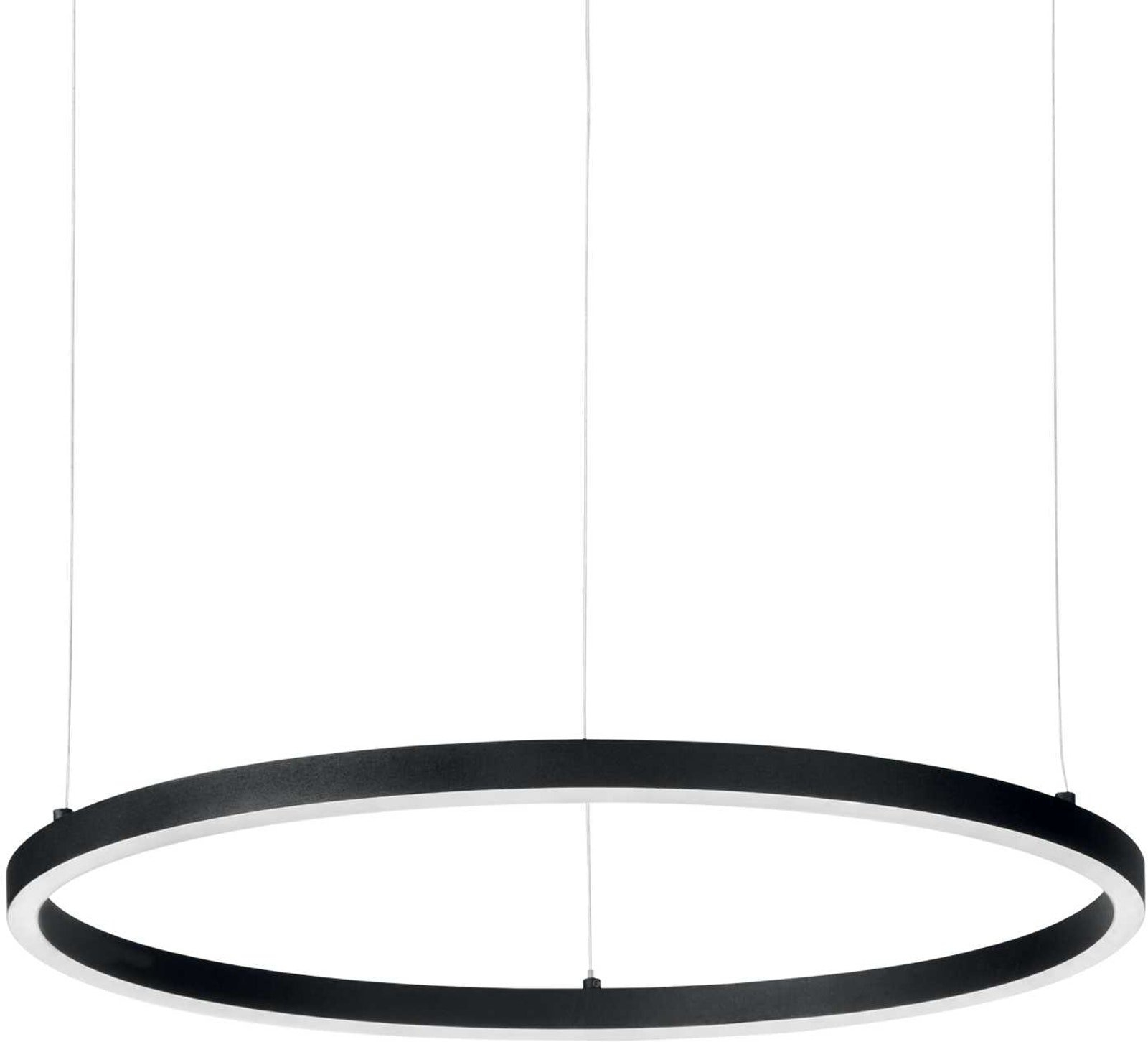 Elegant Sort Pendel Lampe - Justerbar Højde fra Ideal Lux