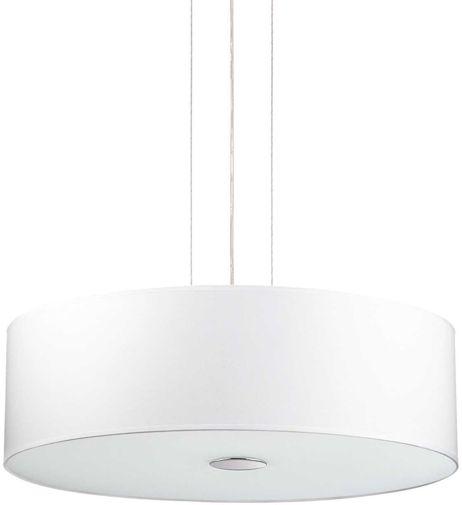 Elegant Woody Pendel Loftlampe i Hvid Krom - 600 mm