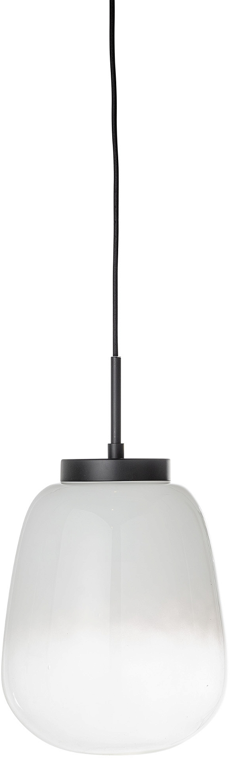 Elegant Ece Pendellampe i Hvid Glas & Jern fra Bloomingville