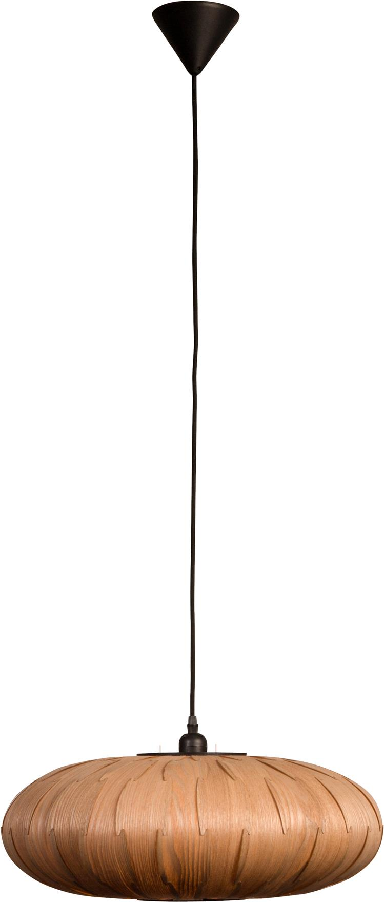 Pendellampe Bond i Nougattræ – Elegant Loftlampe D50 cm