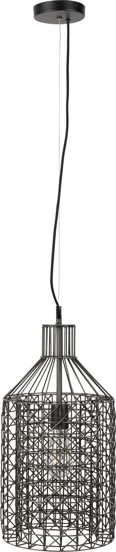 Pendellampe Dutchbone Jim Askegrå   Moderne Loftslampe   Jern  D24   H190 Cm