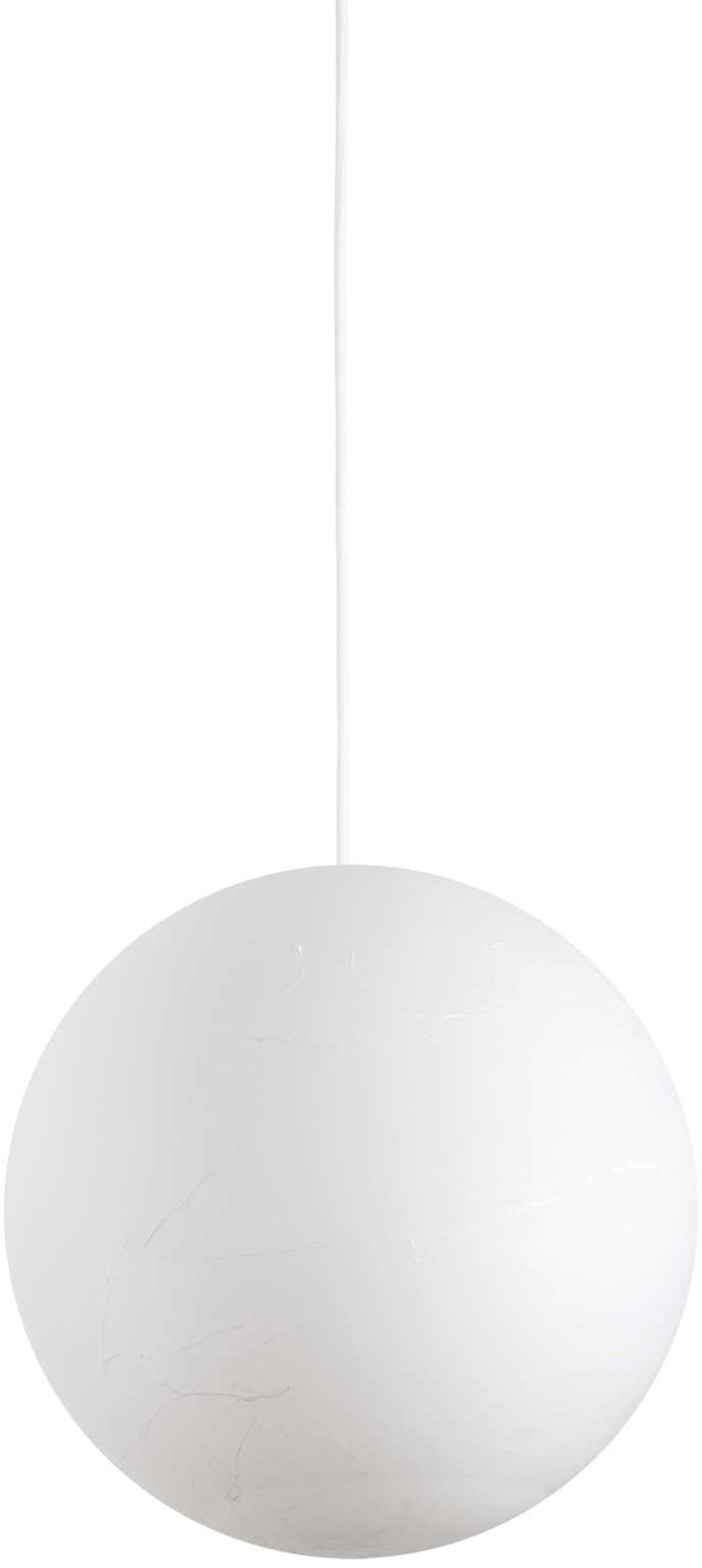 Pendellampe Ideal Lux Carta ø400   H440-2530 Mm Hvid Plast E27 Ophængslampe
