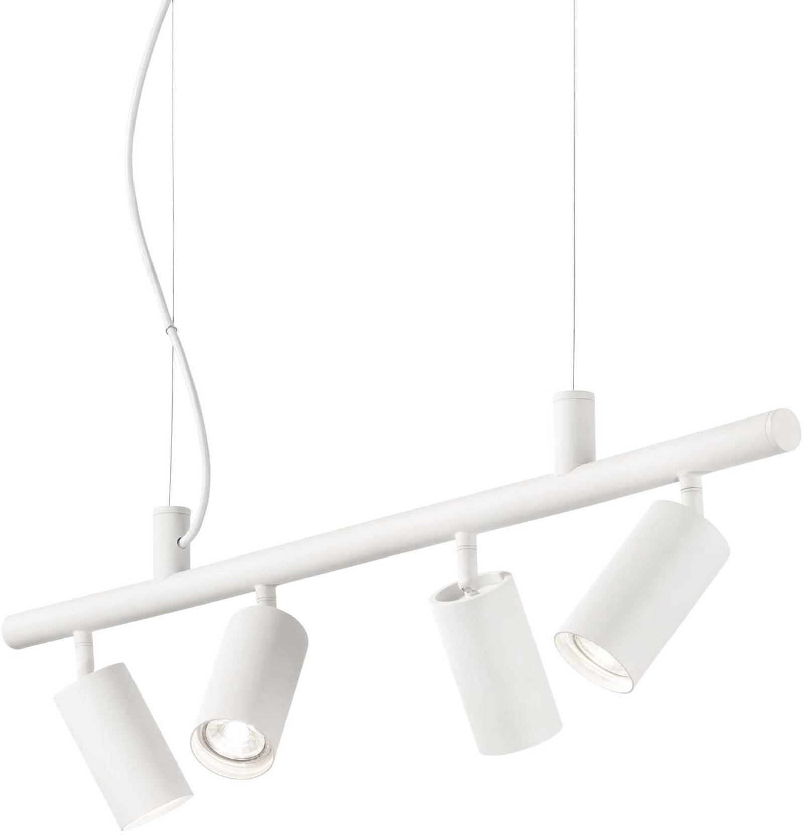 Moderne Hvid Pendellampe fra Ideal Lux - 76 cm Elegance