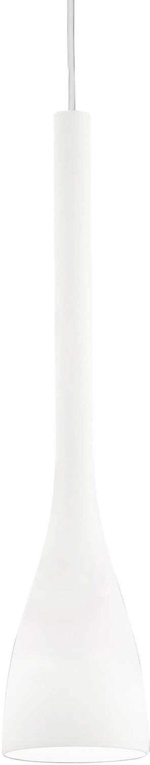 Justerbar Pendellampe i Matteret Glas fra Ideal Lux