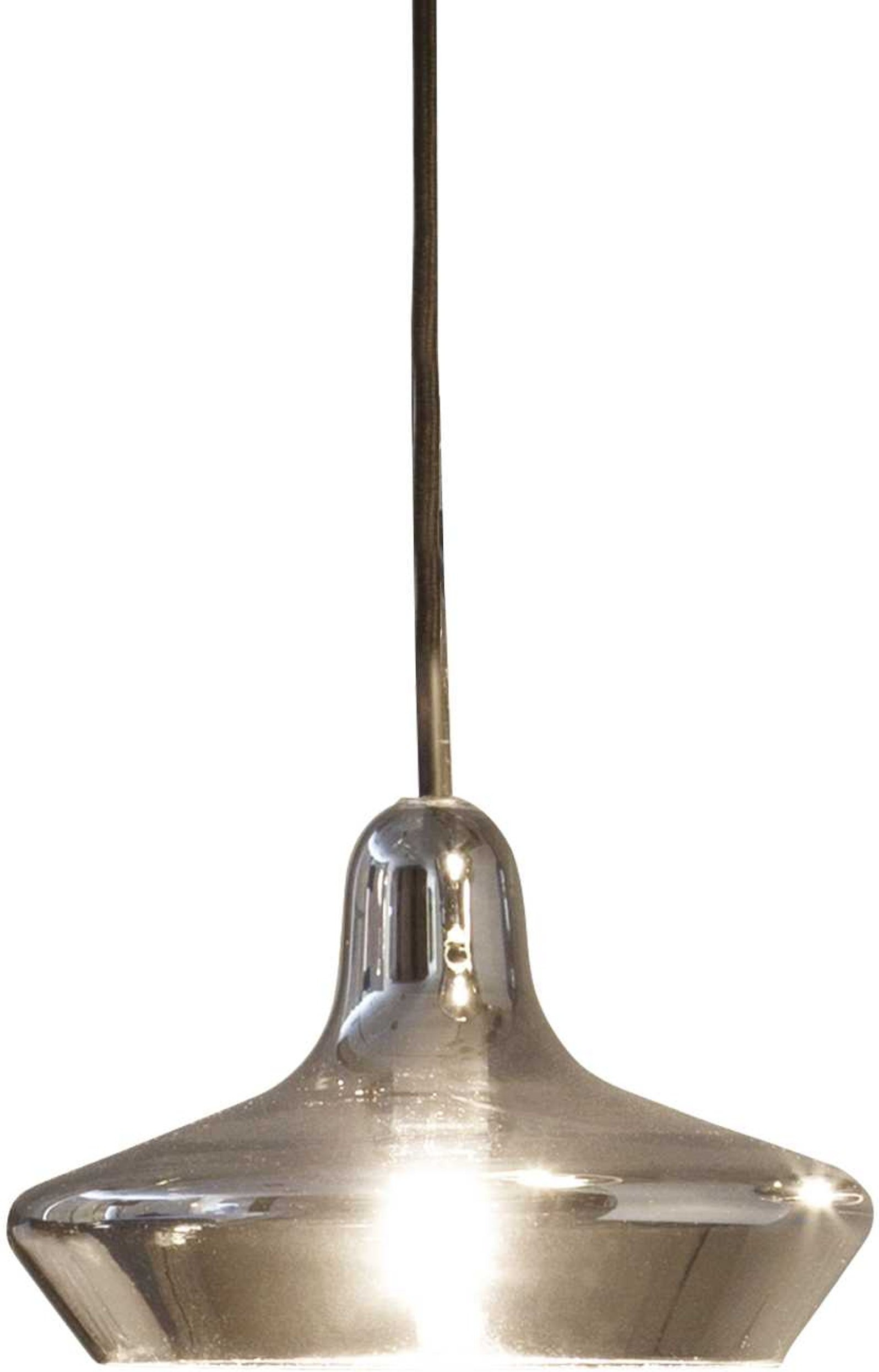 Pendellampe Ideal Lux Lido – Justerbar Røg Sort Glas