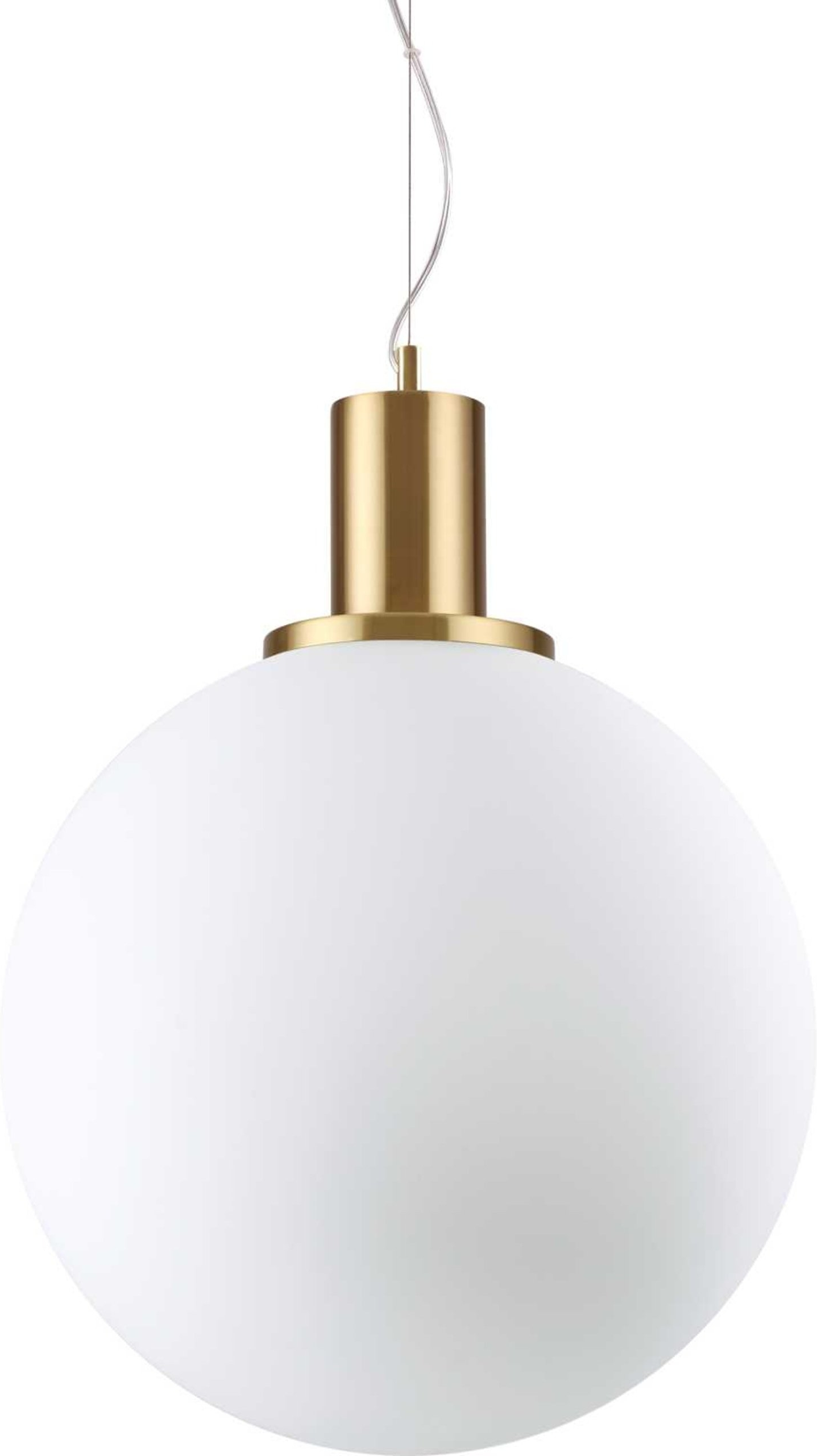 Pendellampe Ideal Lux Loko 40 cm i Satin Messing - Elegant Design