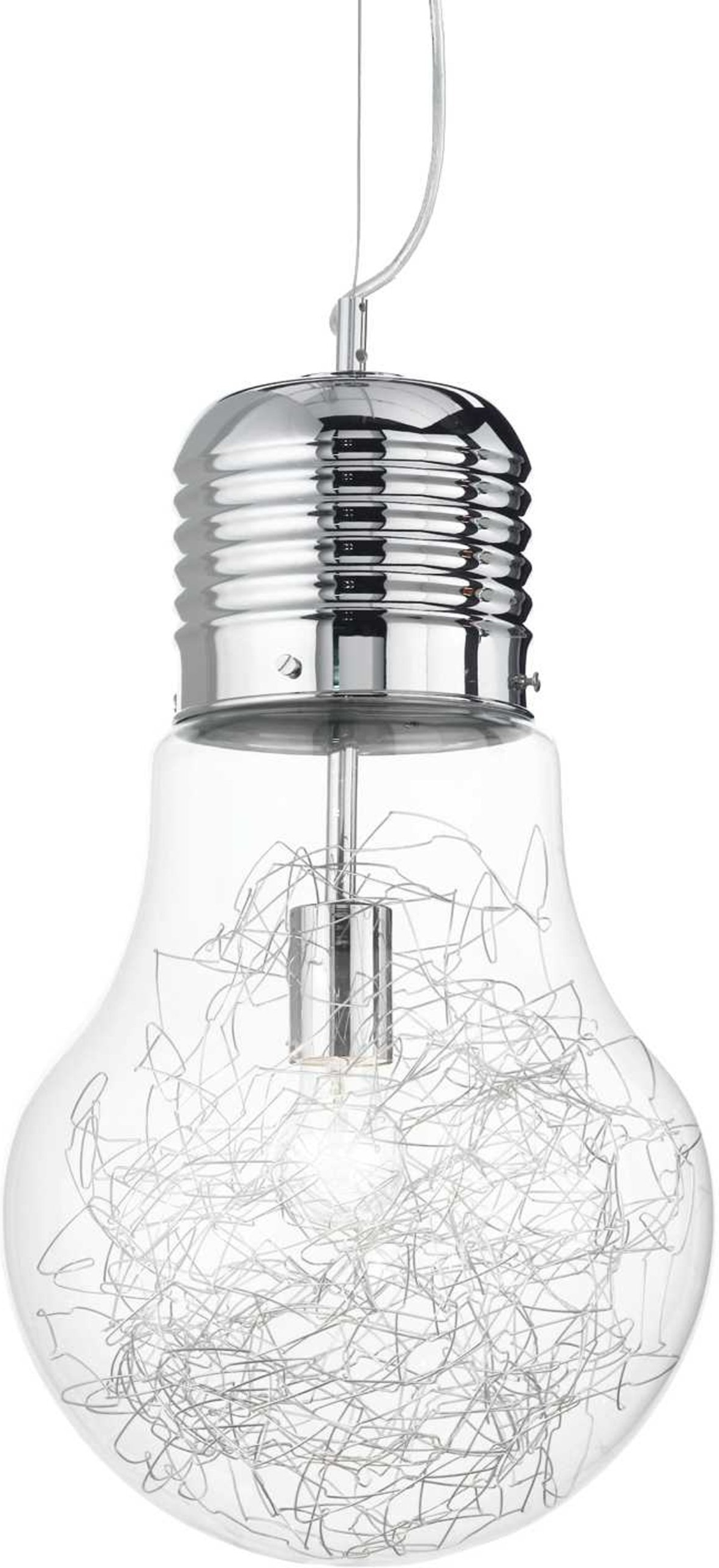 Pendellampe Ideal Lux Luce Max - Justerbar Højde, Krom