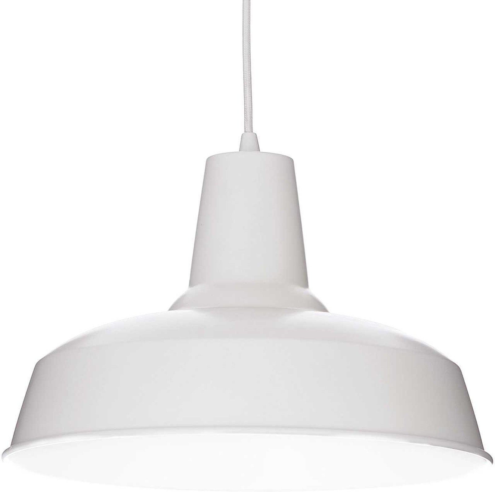 Pendellampe Ideal Lux Moby i hvid metal – Stilfuld belysning