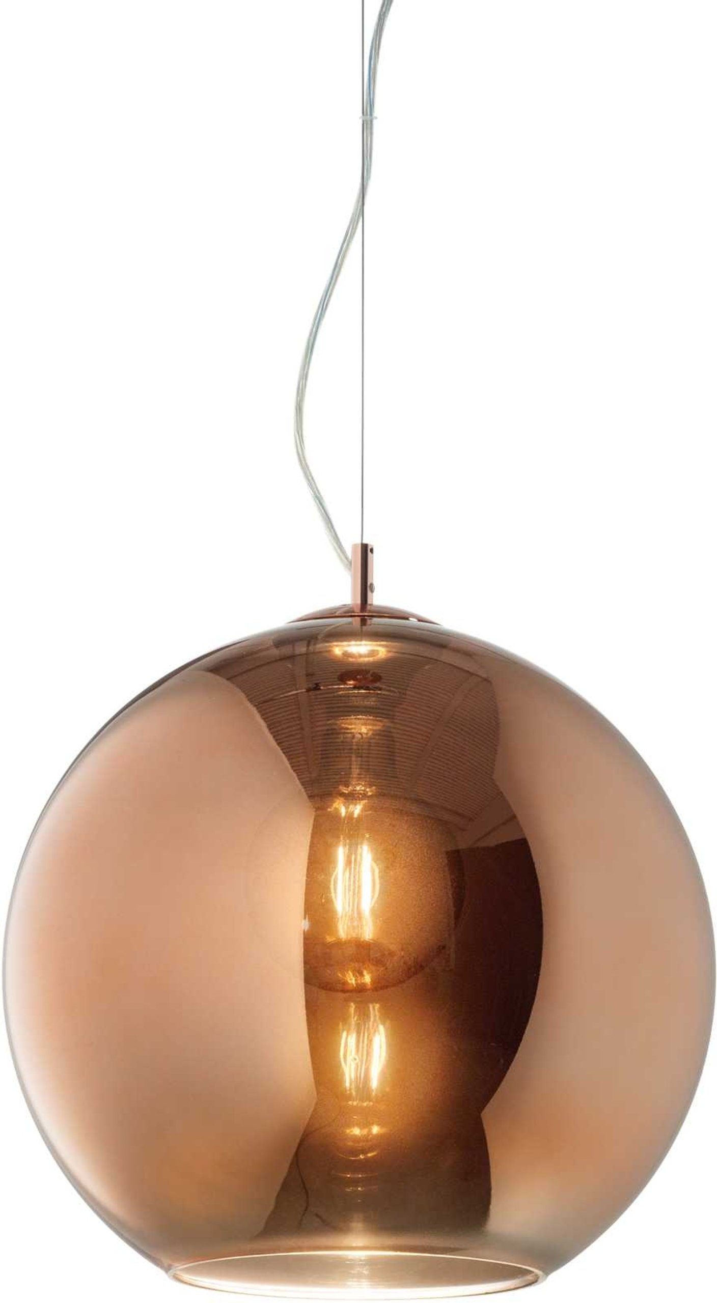 Justerbar Kobber Pendellampe fra Ideal Lux Nemo - Elegance til Hjemmet