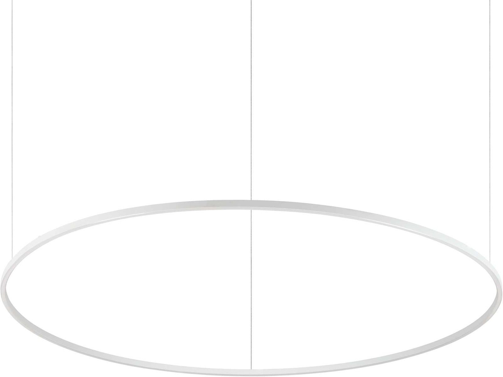 Elegant Justerbar Pendellampe i Hvid - 78W LED Belysning