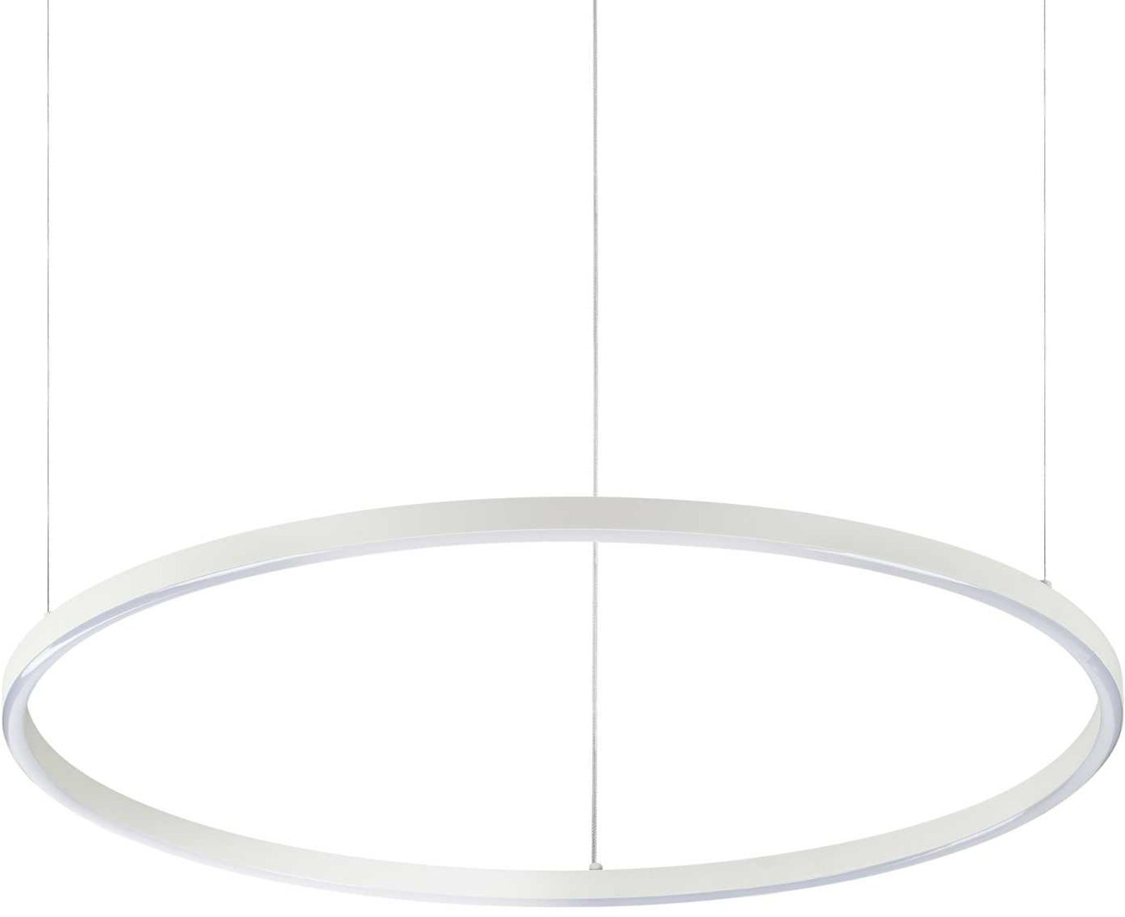 Pendellampe Ideal Lux Oracle Slim   ø70 Cm Integreret Led-suspensionslampe 3000   3050 Lm Hvid