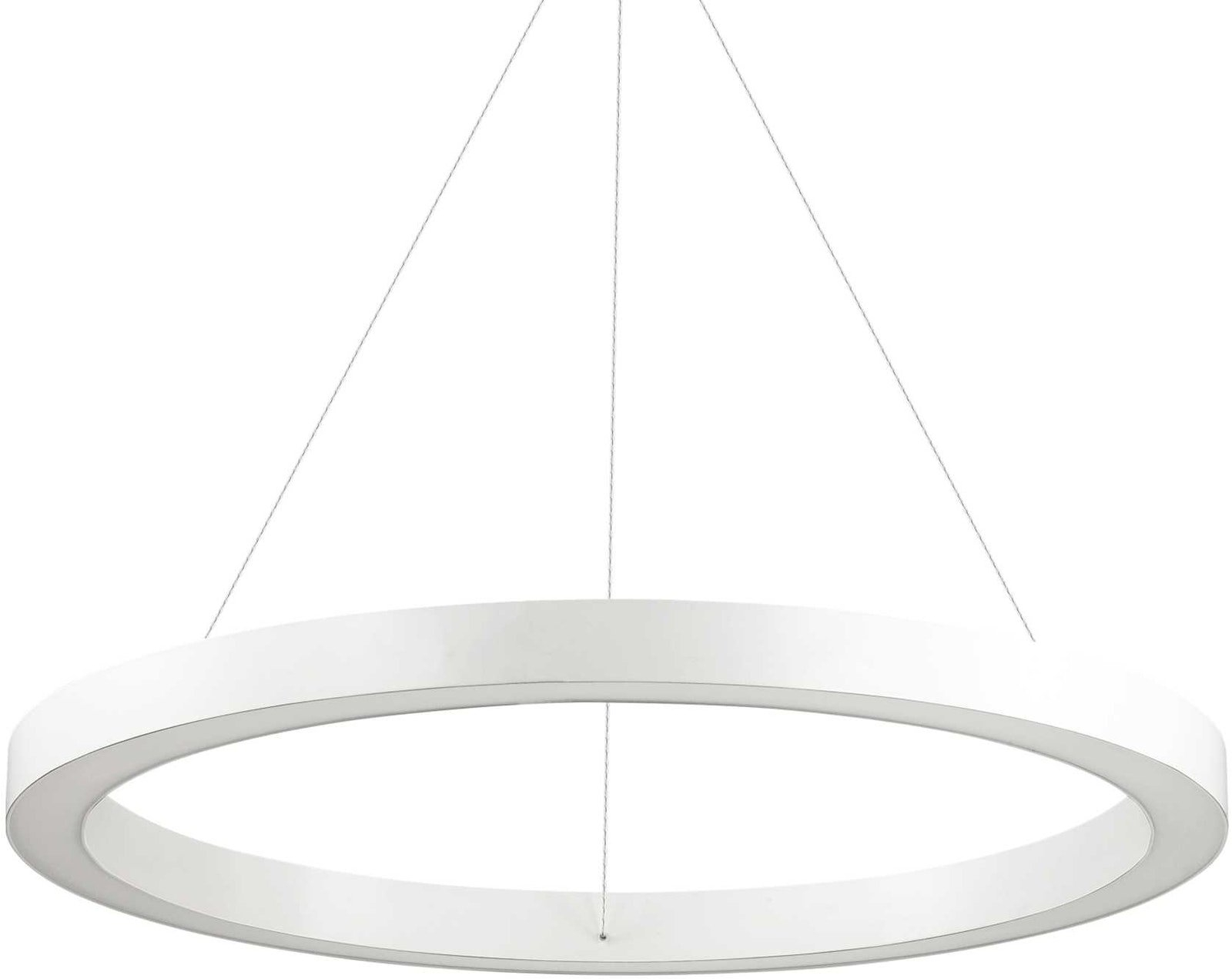 Pendellampe Ideal Lux Oracle ø700 Mm Justerbar Højde Led 43w 3850 Lm Hvid