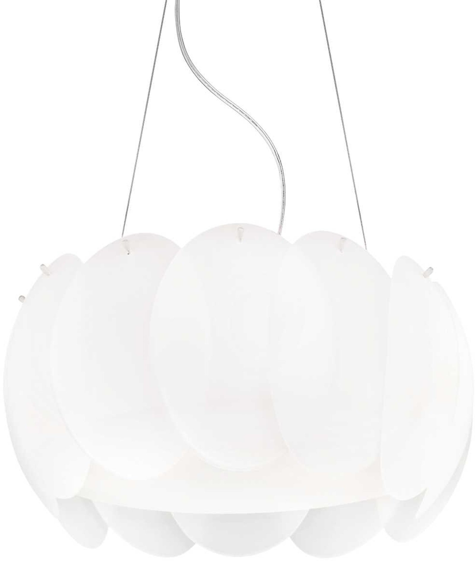 Elegant Ovalino Pendellampe Ø44 cm - Justerbar Højde