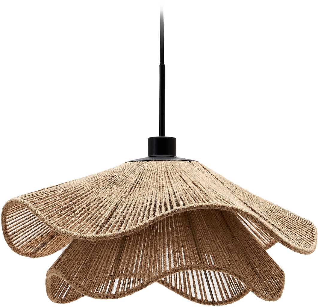 Håndvævet jute pendellampe fra Kave Home - Naturdesign