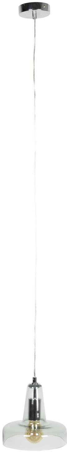 Pendellampe Studio White Anshin Glas Sølv ø20   H175 Cm E27 Led Dæmpbar Minimalistisk