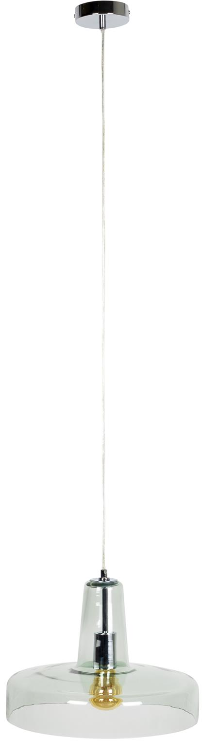 Pendellampe Studio White Anshin ø35 H175 Cm Sølv Glas Led E27 Dæmpbar 450 Lm