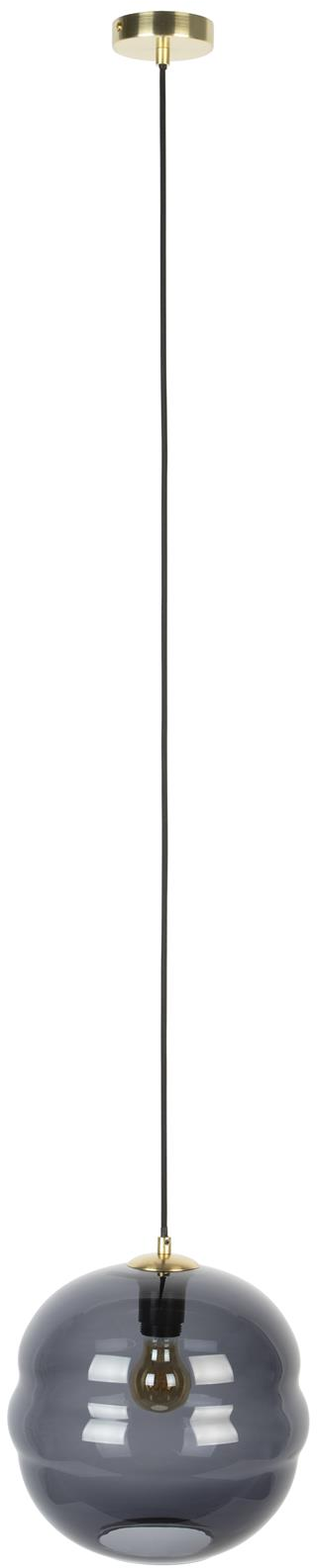 Pendellampe Studio White Lauren Mørkegrå Glas ø29   H150 Cm Dæmpbar