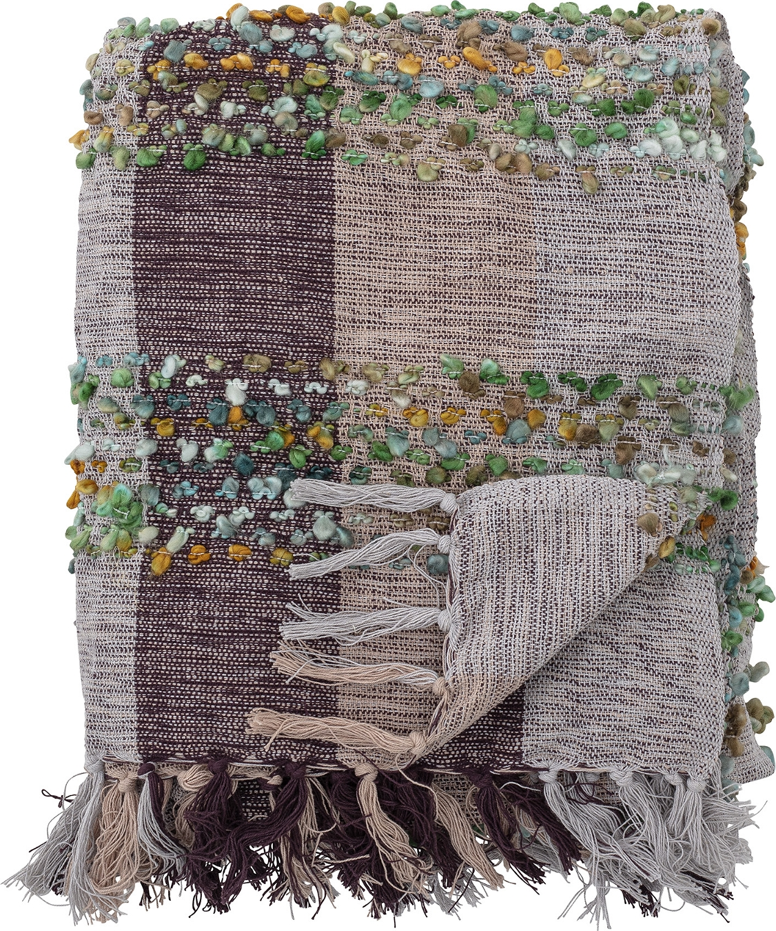 Plaid Tæppe Creative Collection Laj Lilla Akryl 130x150 Cm