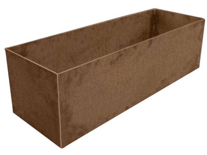 Plantekasse     Mm Rust Stålplade 80   40   35 Cm   Skjultehjul