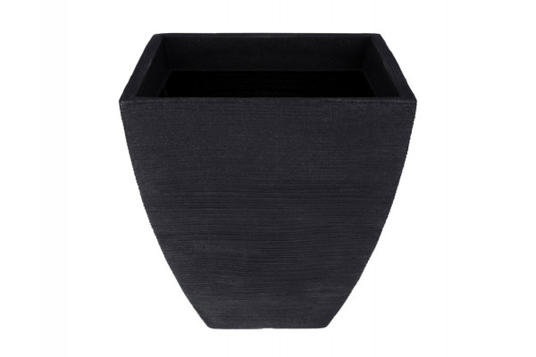 Plastkrukke   Riller 40x40x42 Cm Antracit