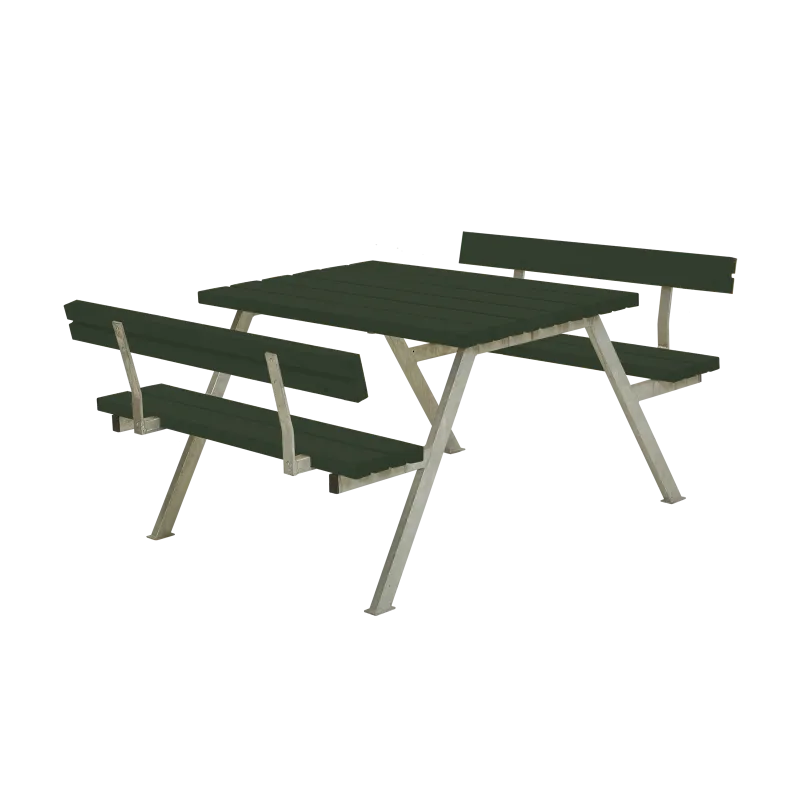 Plus Alpha Bord Bænkesæt     Ryglæn 118 Cm Grøn 187512-11