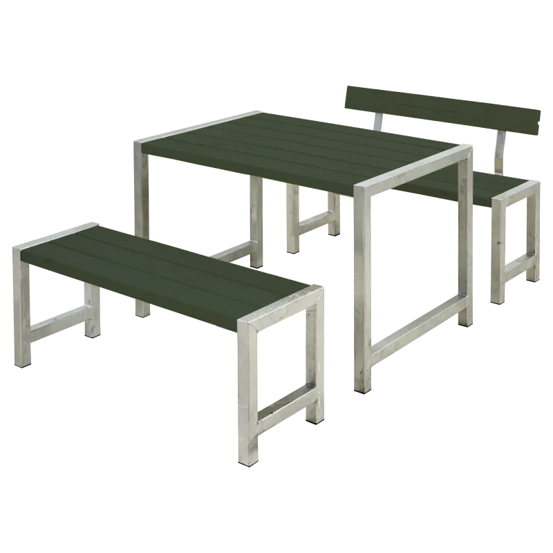 Plus Café Plankesæt     Ryglæn 127 Cm Grøn 185581-11