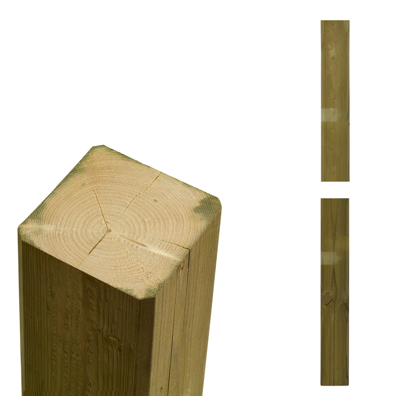 Plus Ekstra Stolpe Til Pavillonelement     Cm     290 Cm Trykimprægneret