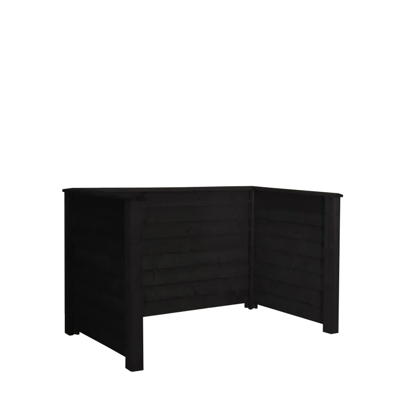 Plus Klink Profil Renovationsskjuler 174x90x104 Cm   Lxbxh  Sortgrundet