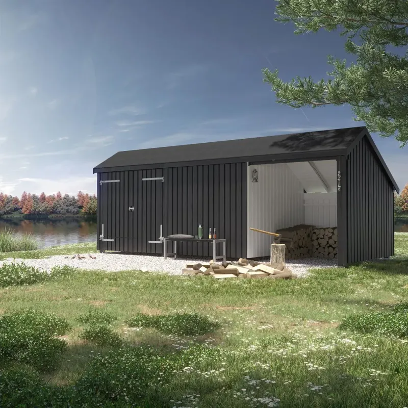 Plus Multihus -moduler Med Dobbeltdør 15 Mâ Ubehandlet 167591-