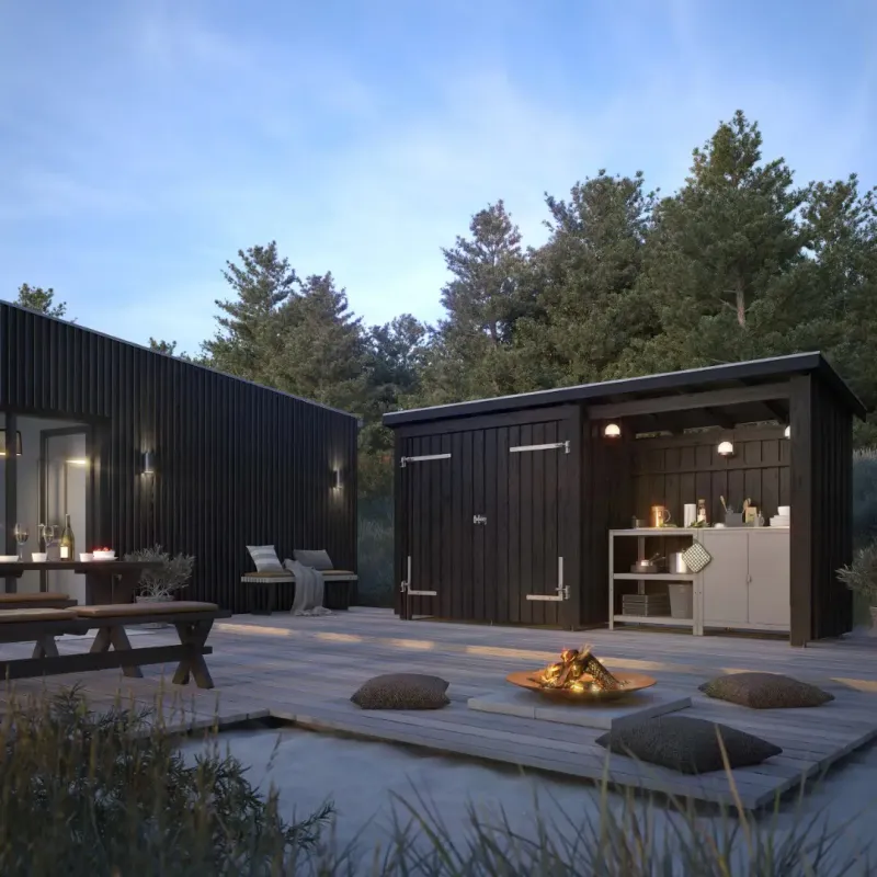 Plus Nordic Multi Havehus     Mâ    Moduler   Dobbeltdør Og åben Front 168460-