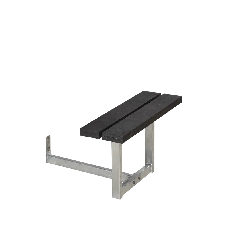 Plus Påbygning Til Basic Bord Bænkesæt 77 Cm Retex Sort 185820-35