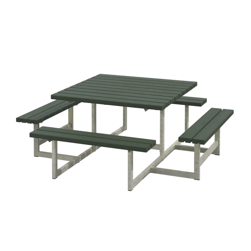 Plus Picnic Bord Bænkesæt 200 Cm Grøn 188810-11