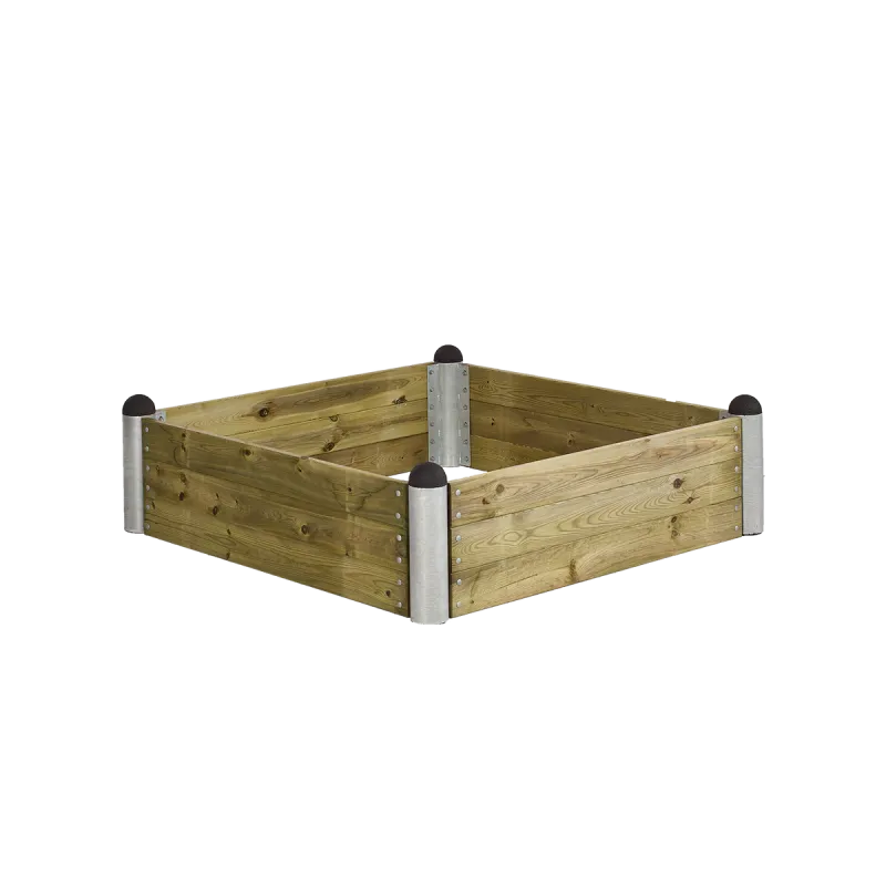Plus Pipe Højbed 140x140cm - Trykimprægneret Kvalitet