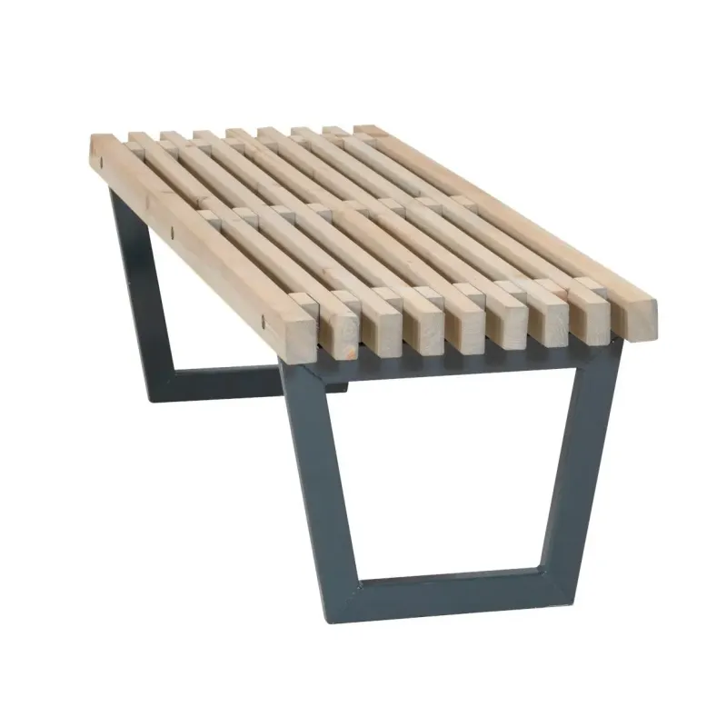 Plus Siesta Tralle Bænk Bord 140cm Drivtømmerfarve 19615-12