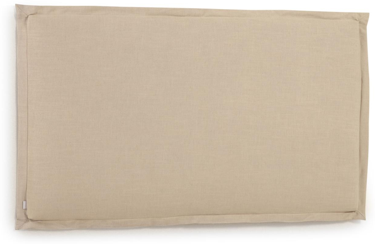 Polstret Sengegavl Kave Home Tanit Beige Stof 106ã 206 Cm