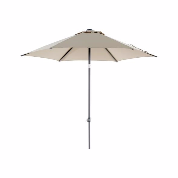 Poppi Parasol ø2 5m Champagne Diverse Haveparasol Brafab Enggården Havemøbler