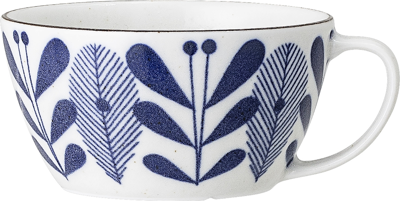 Håndlavet Porcelænskop Camellia Blå - Elegant Borddækning