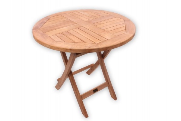 Prag Teak Havebord 80 Cm