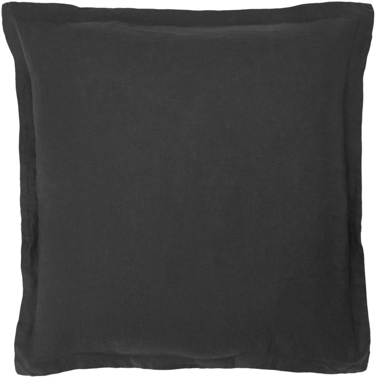 Pudebetræk Bynord Gunhild   Stonewashed Hør 60x60 Cm Coal
