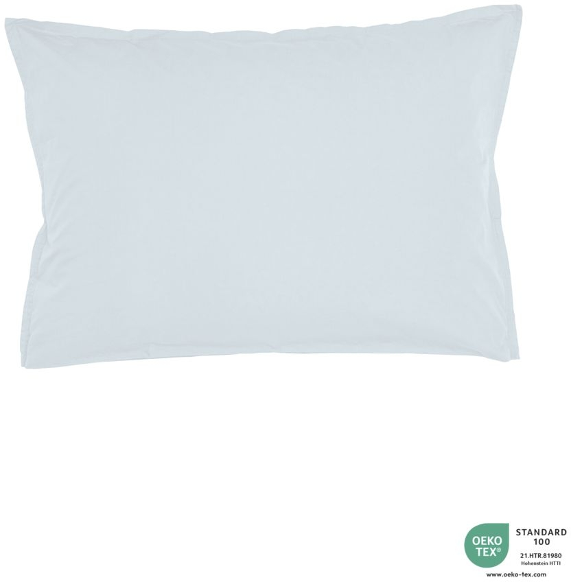 Pudebetræk Bynord Ingrid Sky 50x70 Cm økologisk Bomuld Percale
