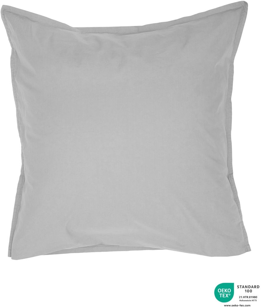 Pudebetræk Bynord Ingrid Thunder 80x80 Cm økologisk Bomuld Percale