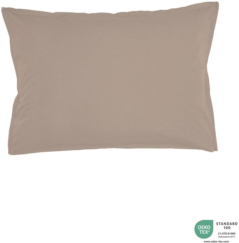 Pudebetræk Bynord Ingrid 50x70 Cm 100  økologisk Bomuld Straw Oeko-tex 100