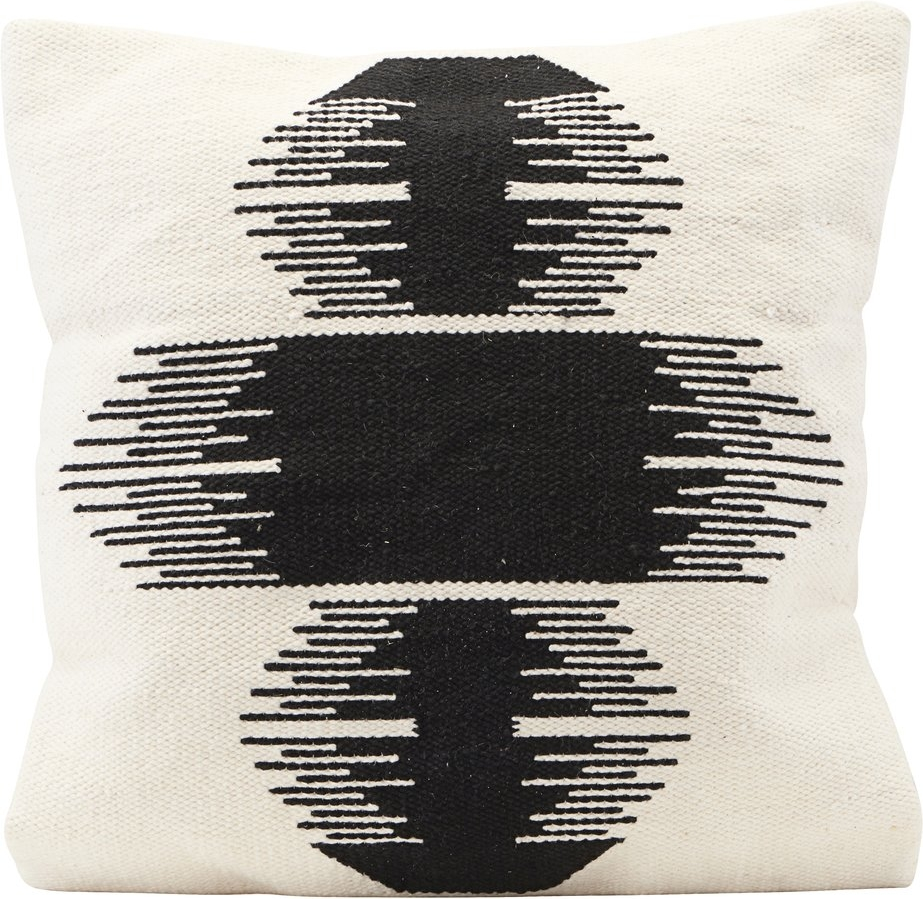 Pudebetræk House Doctor Ginea 50x50 cm - Off-white Geometri