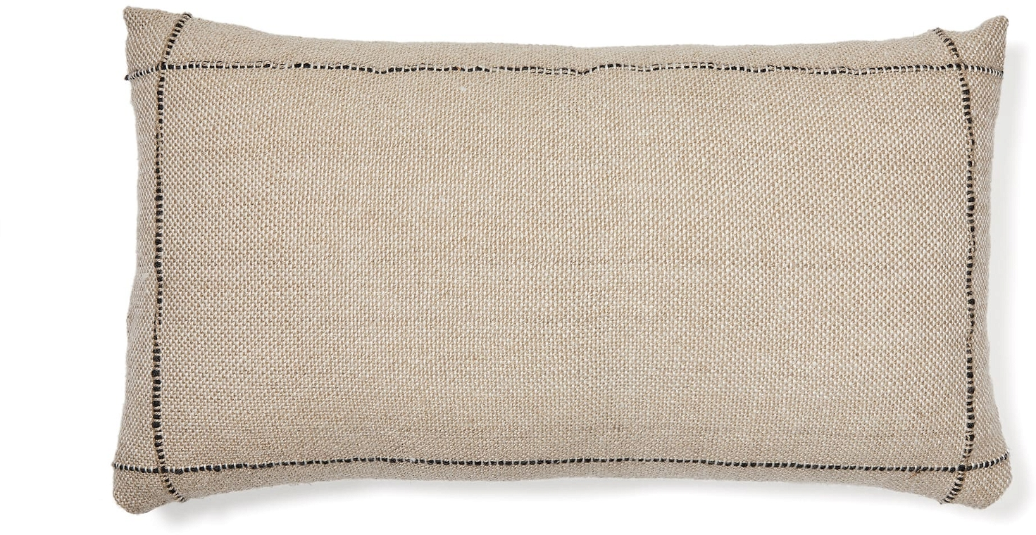 Elegant Pudebetræk Kave Home Mastella 70x40 Cm Beige